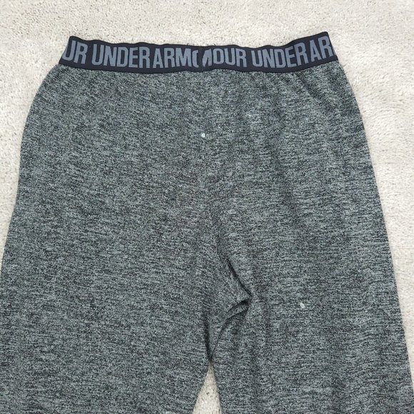 Under Armour Jogger Leggings Women's Small Gray Heatgear Loose Fit Elastic Waist - Picture 7 of 11